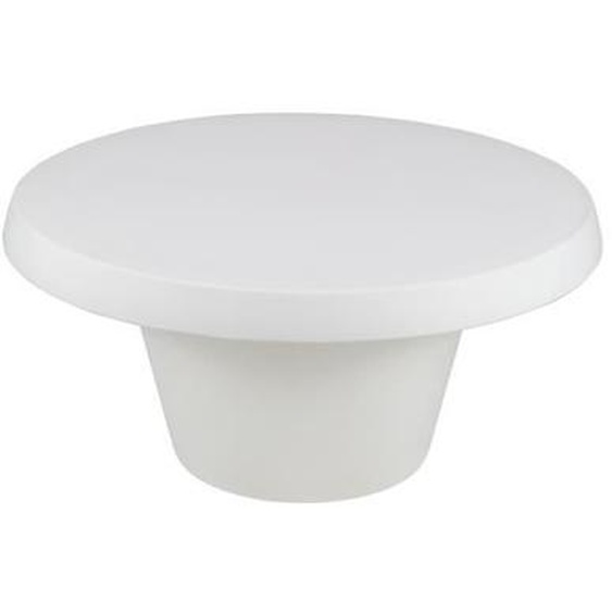 Table basse de jardin - TRAMONTINA - Cona - Plastique - Ø 79cm - Blanc