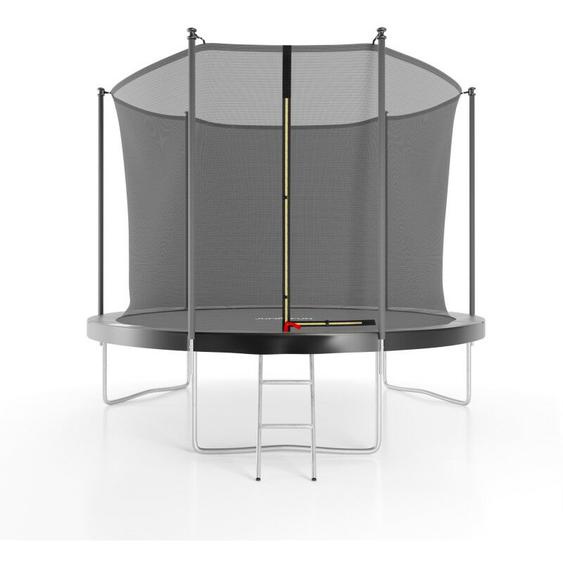 Trampoline de jardin ø 305 cm- 10FT- Filet intérieur, Matelas de protection et Echelle