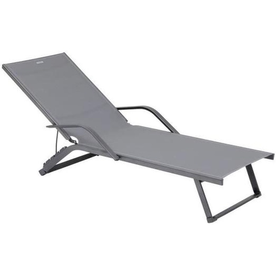 Transat Bayamo ardoise & graphite en aluminium traité époxy - Hespéride