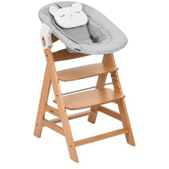 Transat chaise haute alpha Set Pre Nature Grey