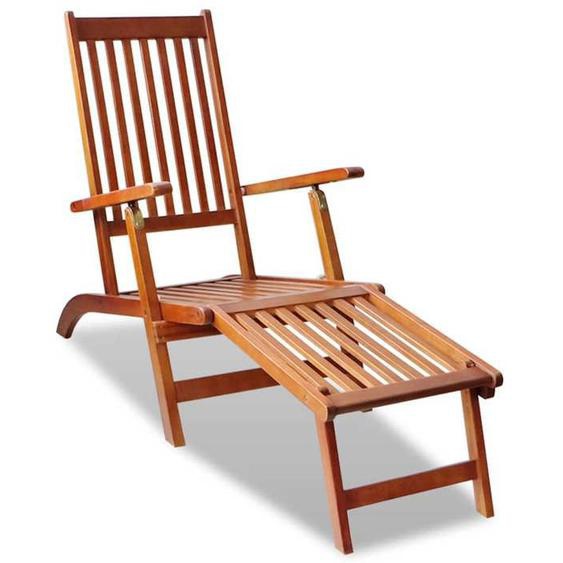 Transat - Acacia - Chaise longue - Résistante aux intempéries - Pliable - 3 positions réglables