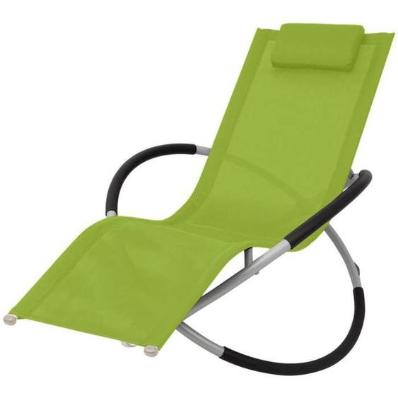 Transat - Design - Chaise Longue - Acier Galvanisé - Résistante aux Intempéries - Pliable