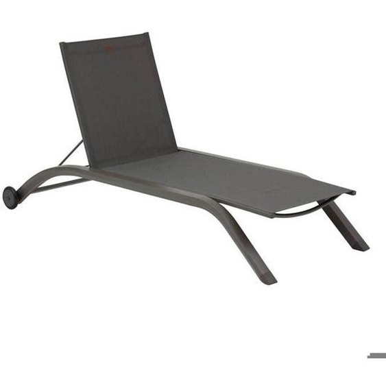 Transat Jimani anthracite & graphite 2 roues en aluminium et texaline - Hespéride - Unique