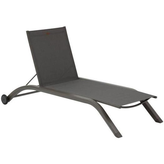 Transat Jimani anthracite & graphite 2 roues en aluminium et texaline - Hespéride - Unique