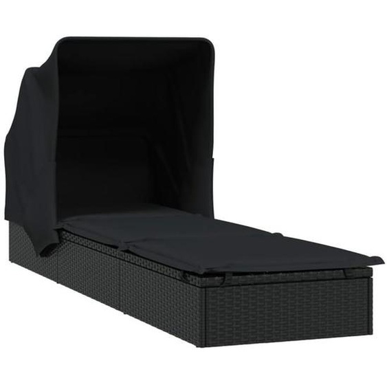 Transat - Non spécifié - Toit pliable - Résine tressée - Acier - 213 x 63 x 97 cm