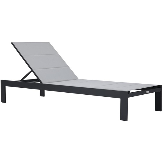 Transat réglable, couleur anthracite/gris