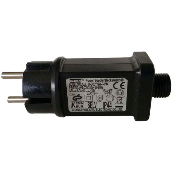Transformateur Guirlande LED 31V 9W IP44 - Noir -