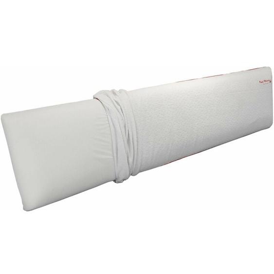 Traversin Grand Luxe : Mousse à mémoire de forme, déhoussable - 135x40 cm