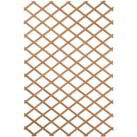 Nature - Treillis de jardin 100 x 300 cm Bois Marron