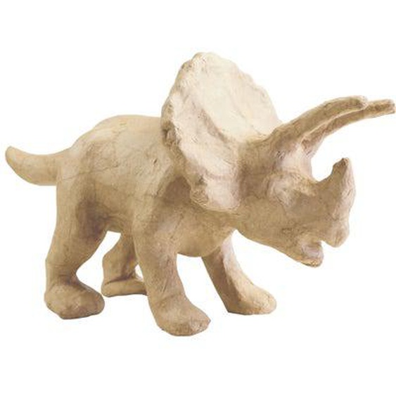 Triceratops en papier mâché 15,5cm