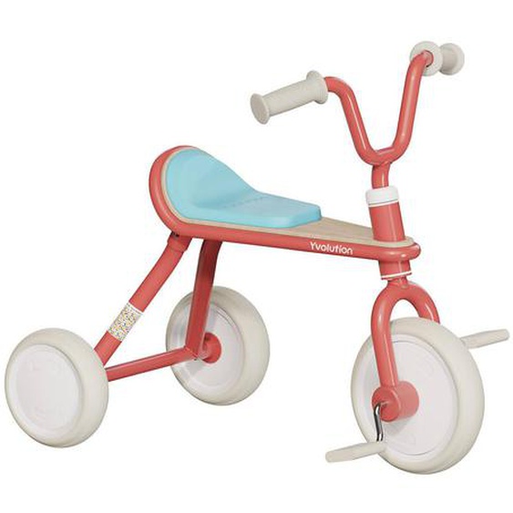 Tricycle Draisienne Vintage Ergonomique Yvolution Classic Trike Rouge Et Bleu