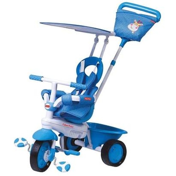 Tricycle Elite blanc - bleu