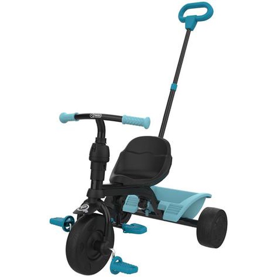 Tricycle Enfant Évolutif 4 En 1 Unicorn Métal Noir - Bleu