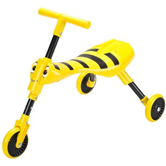 Tricycle Enfant Pliable 3 Roues Scuttlebug Bumble Métal Noir - Jaune