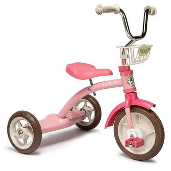 Tricycle fille rétro rose