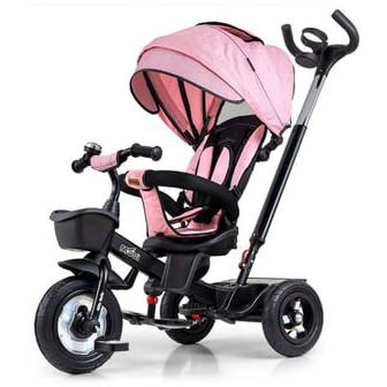 Tricycle Milly Mally Movi Noir-Rose