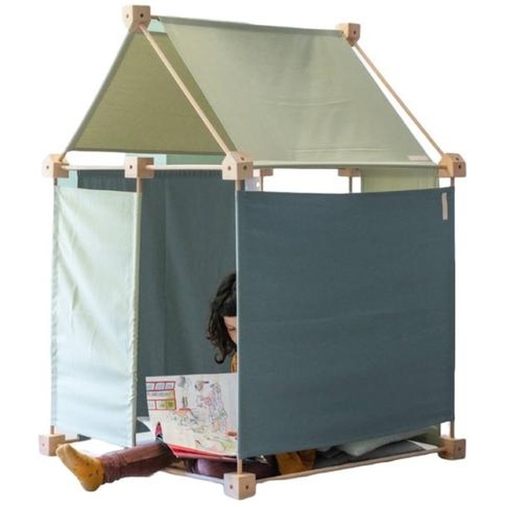 Jeu De Construction En Tissu Bio 44 Pces Vert