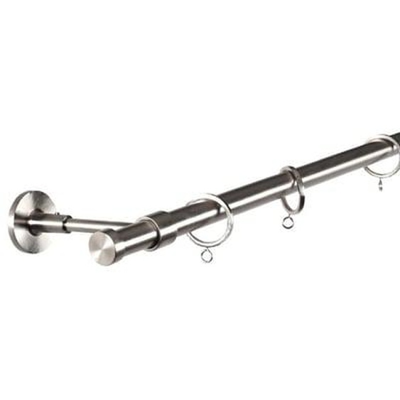MADURA - Tringle à rideaux Alma  en À compléter avec les supports, embouts et raccords de votre choix Noir