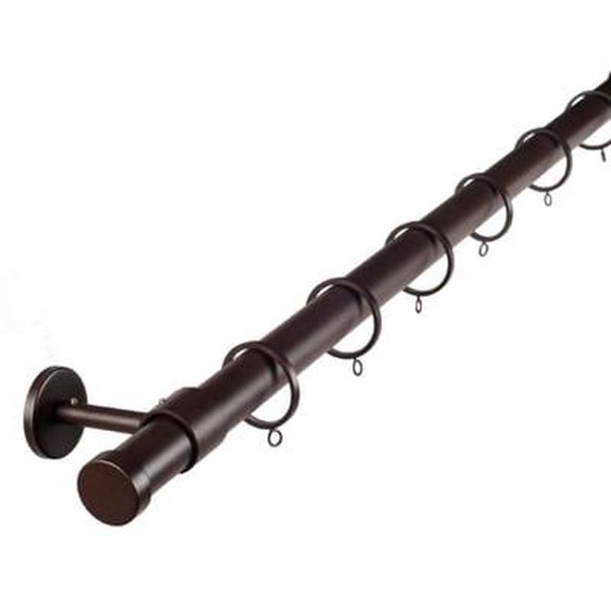 MADURA - Tringle à rideaux Alma  en À compléter avec les supports, embouts et raccords de votre choix Noir