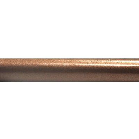 Tringle à rideaux métal cuivré 150 cm