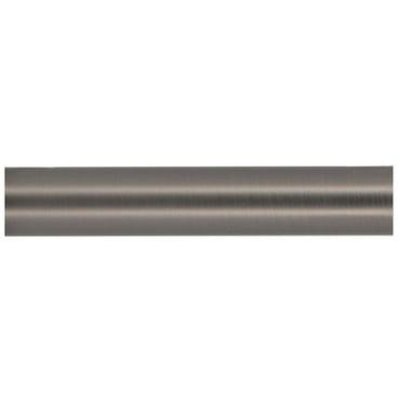 Tringle à rideaux métal gun foncé L2,5 m x Ø20 mm