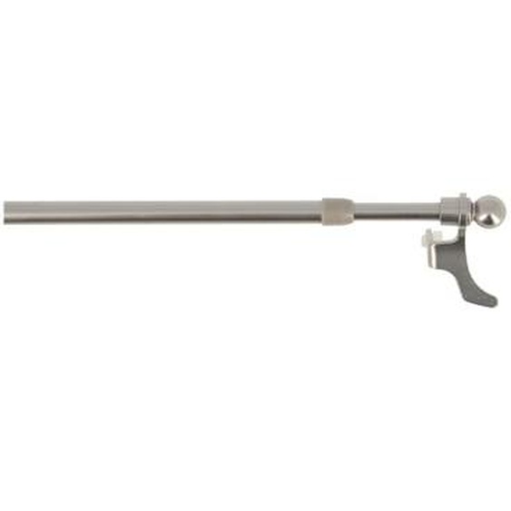 Tringle de vitrage Neorido+ 65 à 110 cm avec boule nickel mat Ø9 mm