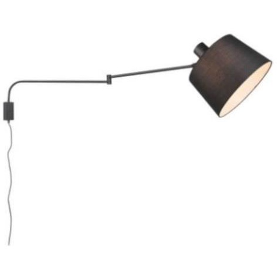 Trio applique murale Baldo 28 x 150 cm 1 x E27 acier 40W noir