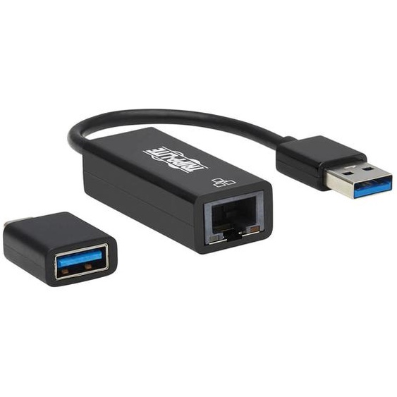 Tripp Lite U336-000-GB-CA, Avec fil, USB, Ethernet, 1000 Mbit/s, Noir