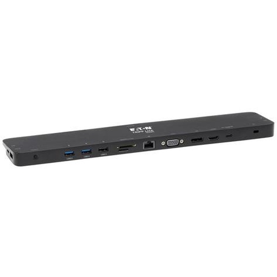 Tripp Lite U442-DOCK7D-B, Avec fil, USB 3.2 Gen 1 (3.1 Gen 1) Type-C, 100 W, 1000 Mbit/s, Noir, MicroSD (TransFlash), SD