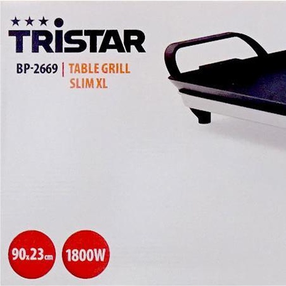 Tristar | Barbecue de table Bakplaat | 90x23 cm