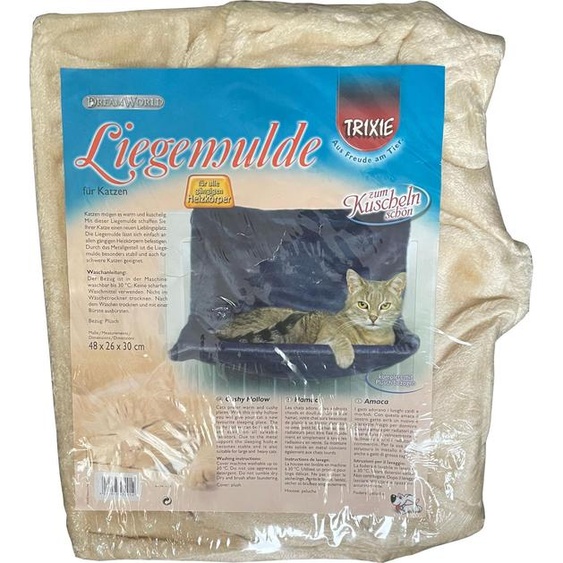 TRIXIE - Chat Bac à litière pour radiateur - beige