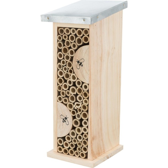 TRIXIE Hôtel pour abeilles 11x30x14 cm Bois de pin et métal