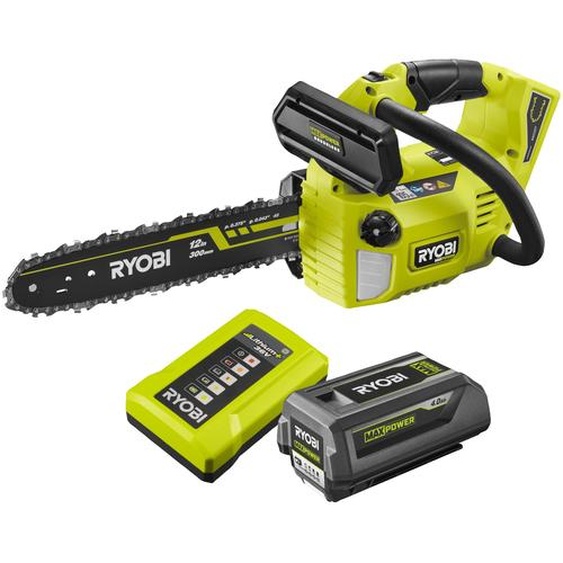 Tronçonneuse élagueuse à 1 main Brushless 36V MAX POWER - 30 cm (1 x 4,0 Ah)