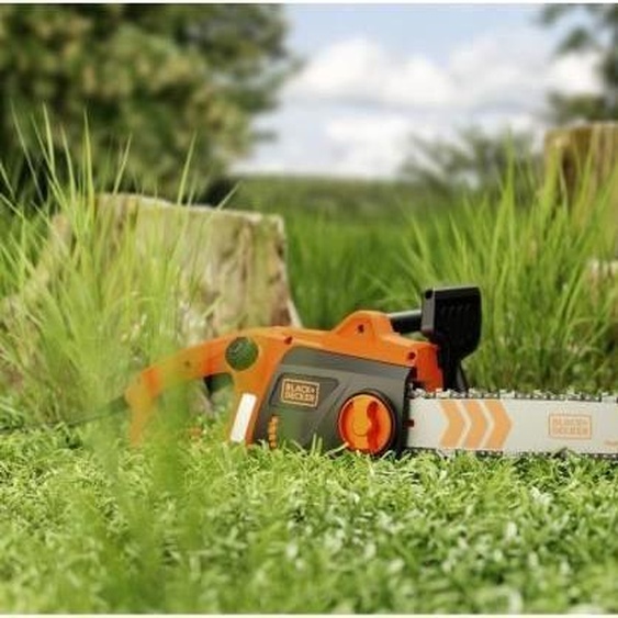 Tronçonneuse électrique filaire BLACK+DECKER BECS1835-QS, 1800W, 35cm, Vitesse de chaîne 14.5 m/s