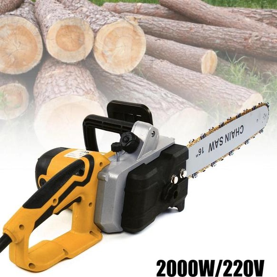 Tronçonneuse électrique - Guide-chaîne de 40 cm - Tension de chaîne sans outil - Lubrification automatique de la chaîne - Pour le bois de chauffage et les branches