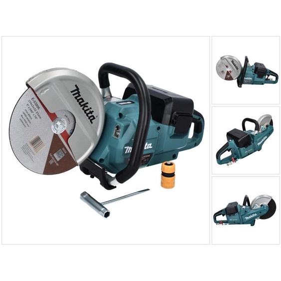 Tronçonneuse sans fil Makita DCE 090 ZX1 36 V (2x 18 V) 230 mm Brushless Solo - sans batterie, sans chargeur