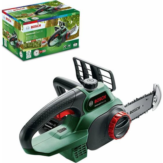 Bosch - Tronçonneuse sans fil UniversalChain 18 - - Livré sans batterie ni chargeur, longueur de guide: 20cm