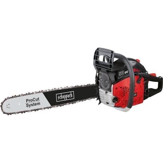 Tronçonneuse Thermique Scheppach CSP5300, 51 cm, 53 CC, Moteur 2 Temps, Filtre à Air Haute Performance