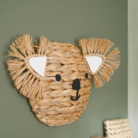 Trophée mural Koala beige