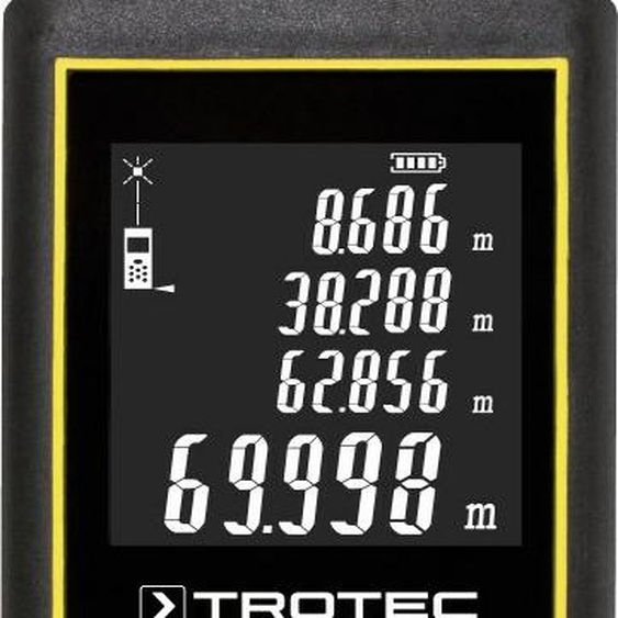 TROTEC BD21 Télémètre laser Portée jusquà 70 m Distancemètre Plage de mesure 0,05-70m/±2mm