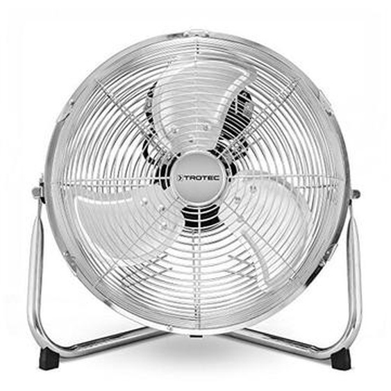 Trotec Ventilateur de sol TVM 12 chromé, rétro, 37W, diamètre 30cm