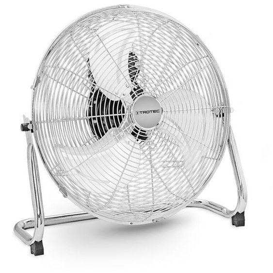 Ventilateur de sol tvm 18 - puissant, diamètre 45cm, 100W, style rétro, chromé, stable - Trotec
