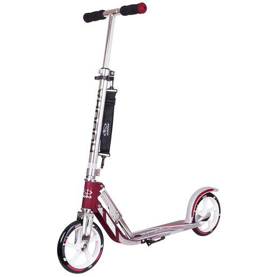 Trottinette Aluminium Big Wheel 205. Magenta / Argent Argent Et Rouge
