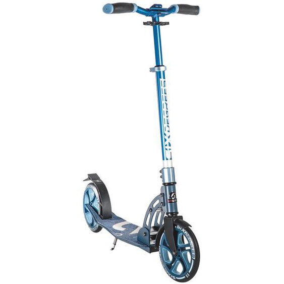 Trottinette Aluminium Six Degrees 205mm Noir Et Bleu