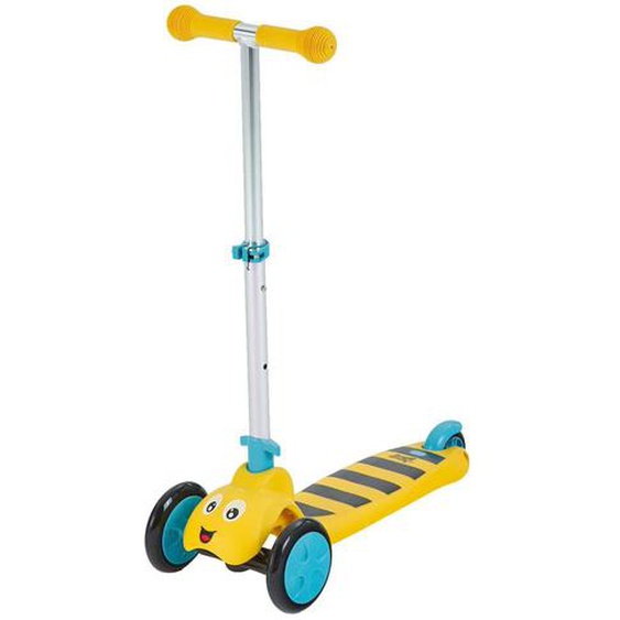 Trottinette Enfant 3 Roues Scootie Bug Bumble Métal Noir - Jaune