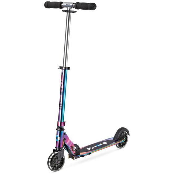 Trottinette Enfant Micro Sprite Pearl Led Bleu Et Rose