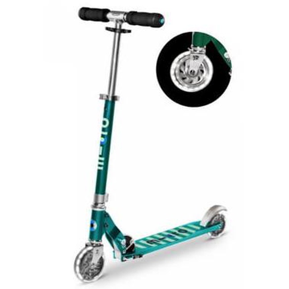 Trottinette  Micro Sprite LED - Bleu Pétrole