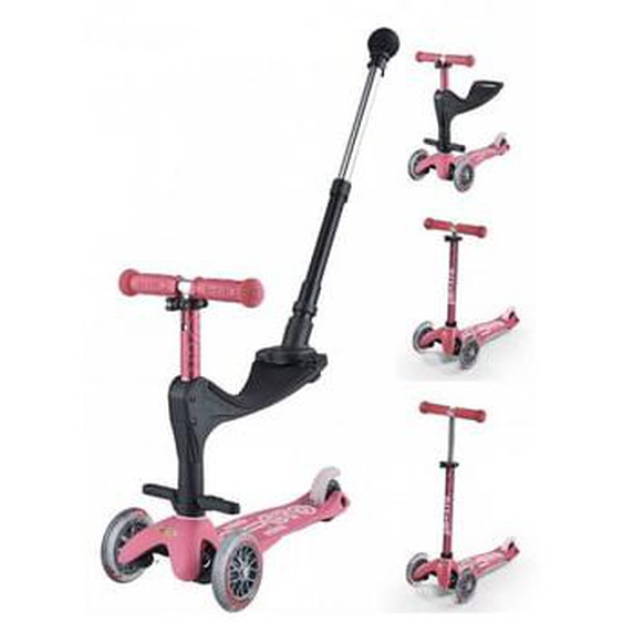 Trottinette Mini Micro 3 en 1 Deluxe Plus Rose