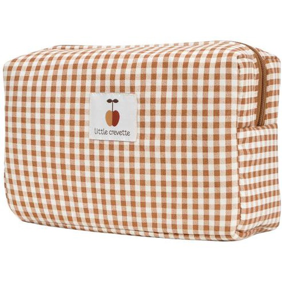 Trousse De Toilette Coton Bio Caramel