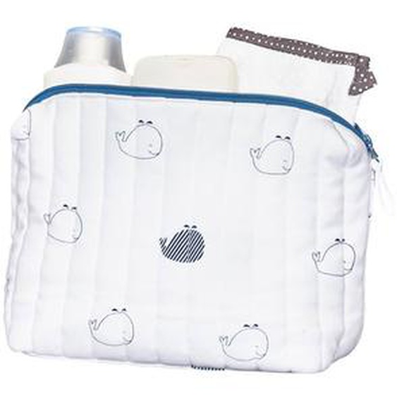 Trousse De Toilette En Coton Bio Blanc
